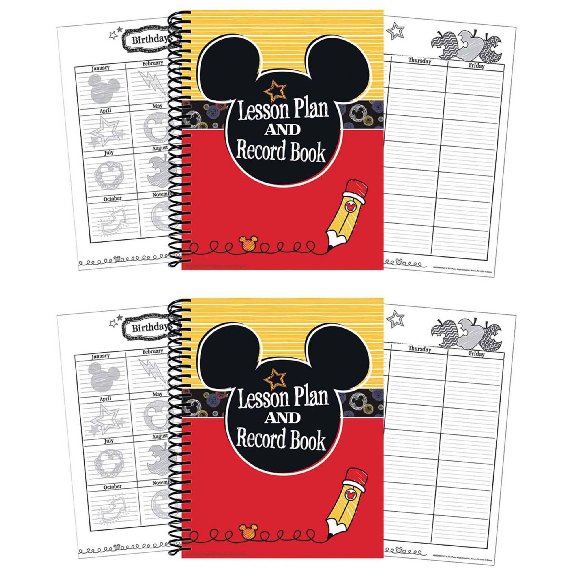 Eureka® Mickey® Color Pop! Lesson Plan & Record Book, 2 ct.